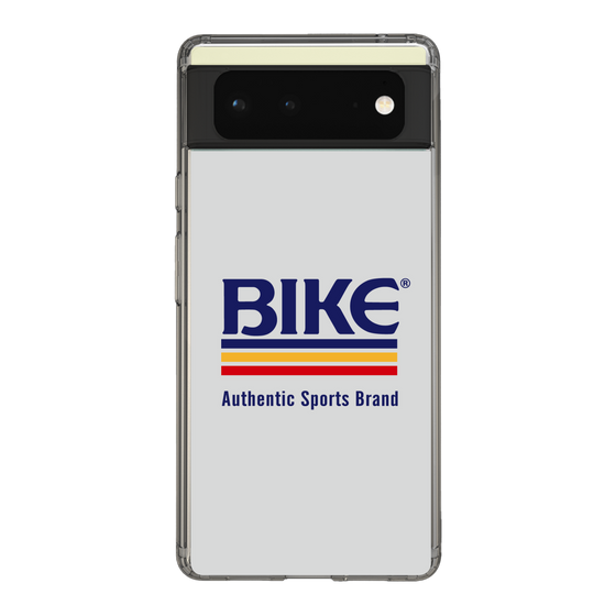 スリムプロテクションケース［ BIKE ATHLETIC -ロゴ - White ］