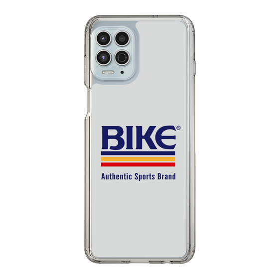 スリムプロテクションケース［ BIKE ATHLETIC -ロゴ - White ］