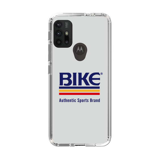 スリムプロテクションケース［ BIKE ATHLETIC -ロゴ - White ］