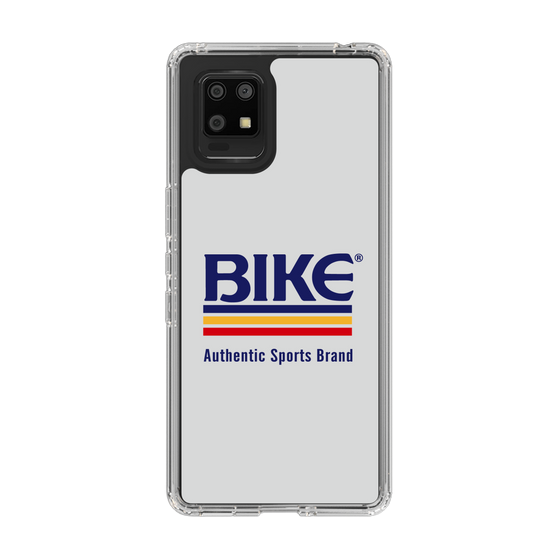 スリムプロテクションケース［ BIKE ATHLETIC -ロゴ - White ］