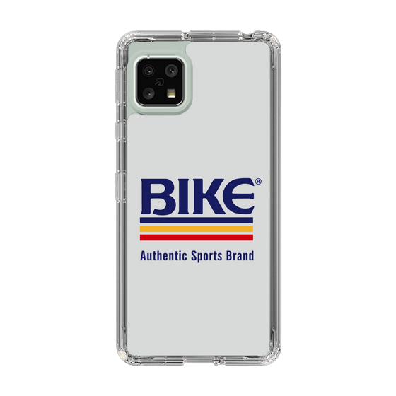 スリムプロテクションケース［ BIKE ATHLETIC -ロゴ - White ］