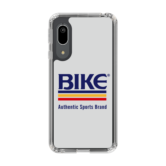 スリムプロテクションケース［ BIKE ATHLETIC -ロゴ - White ］