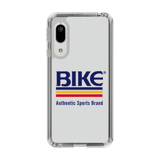 スリムプロテクションケース［ BIKE ATHLETIC -ロゴ - White ］