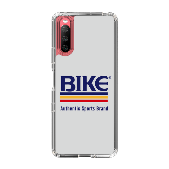 スリムプロテクションケース［ BIKE ATHLETIC -ロゴ - White ］