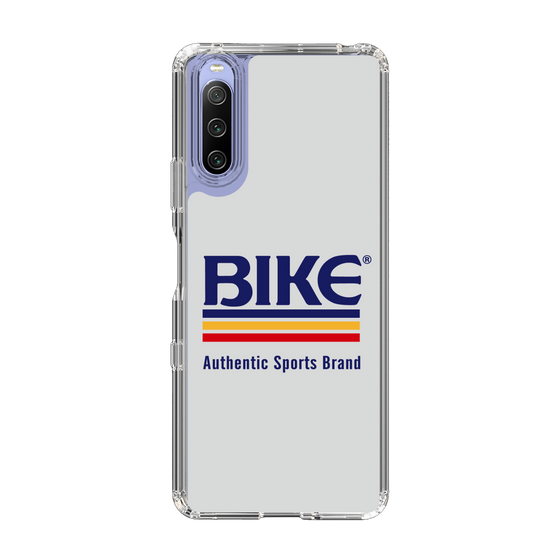 スリムプロテクションケース［ BIKE ATHLETIC -ロゴ - White ］