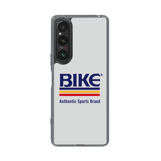 スリムプロテクションケース［ BIKE ATHLETIC -ロゴ - White ］
