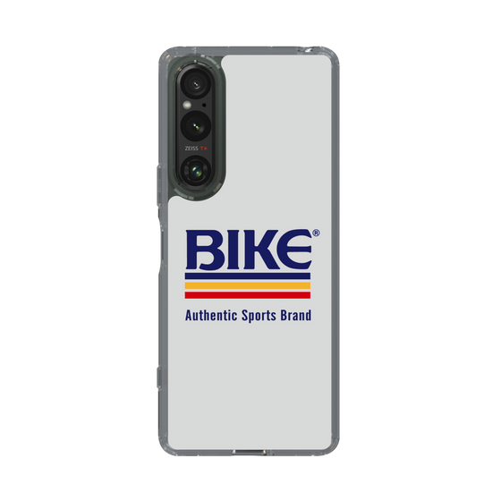 スリムプロテクションケース［ BIKE ATHLETIC -ロゴ - White ］