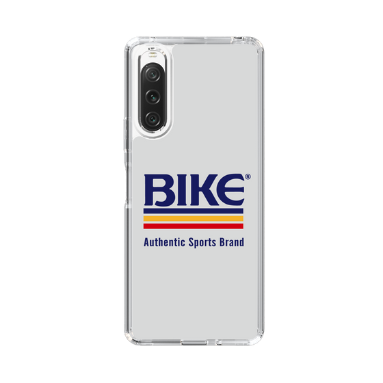 スリムプロテクションケース［ BIKE ATHLETIC -ロゴ - White ］