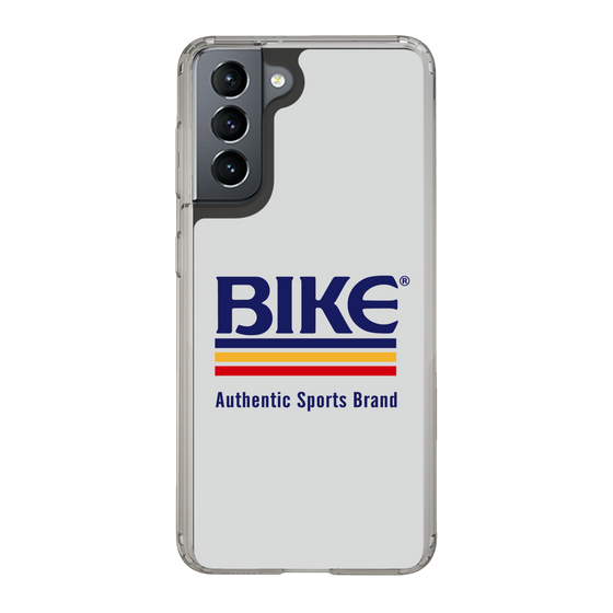 スリムプロテクションケース［ BIKE ATHLETIC -ロゴ - White ］