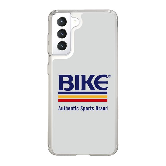 スリムプロテクションケース［ BIKE ATHLETIC -ロゴ - White ］