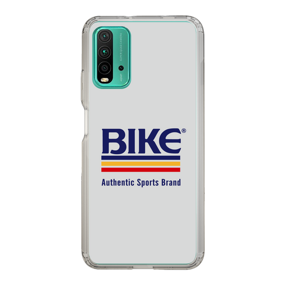 スリムプロテクションケース［ BIKE ATHLETIC -ロゴ - White ］