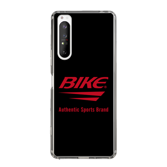 スリムプロテクションケース［ BIKE ATHLETIC - ロゴ - Black ］