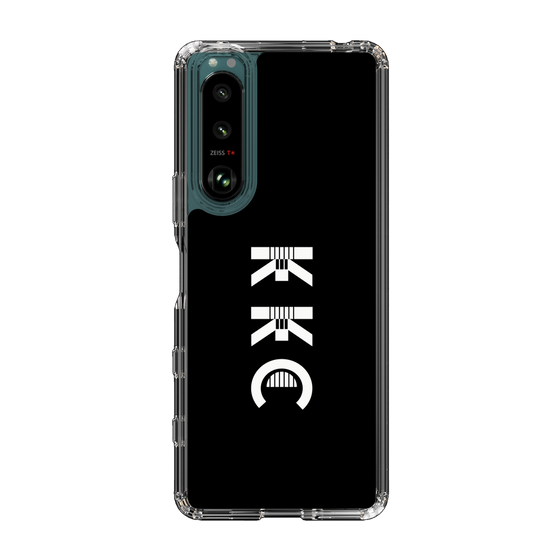 スリムプロテクションケース［ KKC - ロゴ - ブラック ］