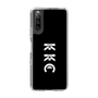 スリムプロテクションケース［ KKC - ロゴ - ブラック ］