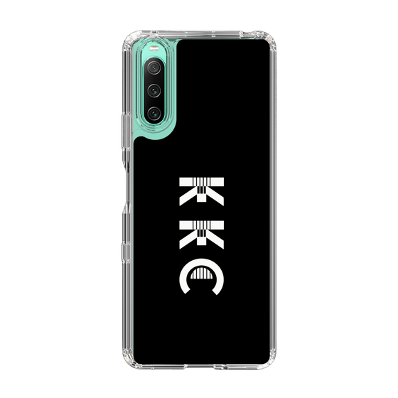 スリムプロテクションケース［ KKC - ロゴ - ブラック ］