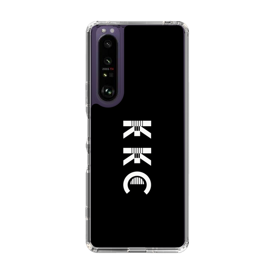 スリムプロテクションケース［ KKC - ロゴ - ブラック ］