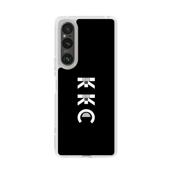 スリムプロテクションケース［ KKC - ロゴ - ブラック ］