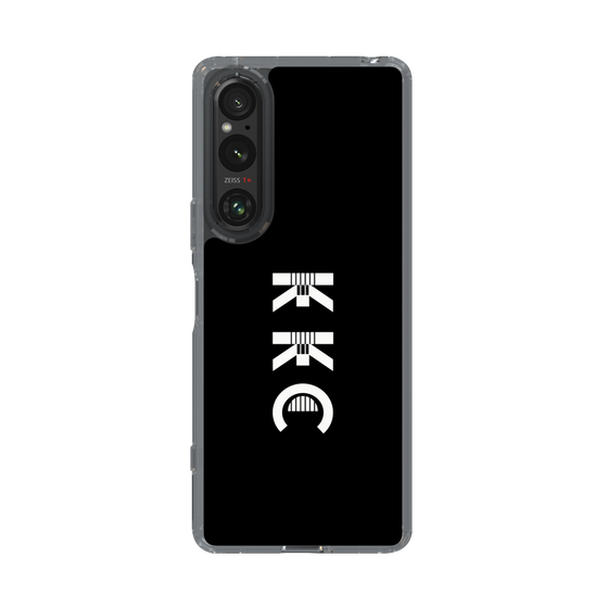 スリムプロテクションケース［ KKC - ロゴ - ブラック ］