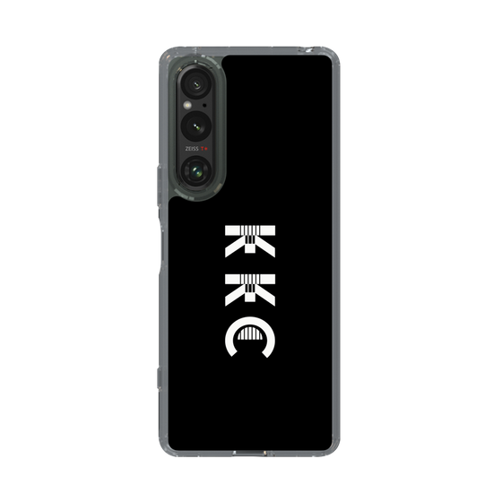 スリムプロテクションケース［ KKC - ロゴ - ブラック ］