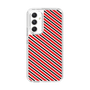 スリムプロテクションケース［ Small Stripe - Red × Black ］