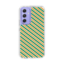 スリムプロテクションケース［ Small Stripe - Green × Orange ］