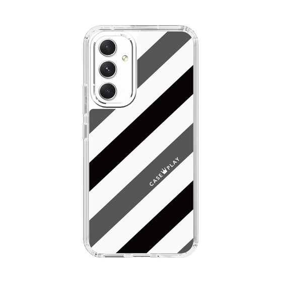 スリムプロテクションケース［ Big Stripe - Black × Gray ］