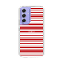 スリムプロテクションケース［ Small Border - Red ］