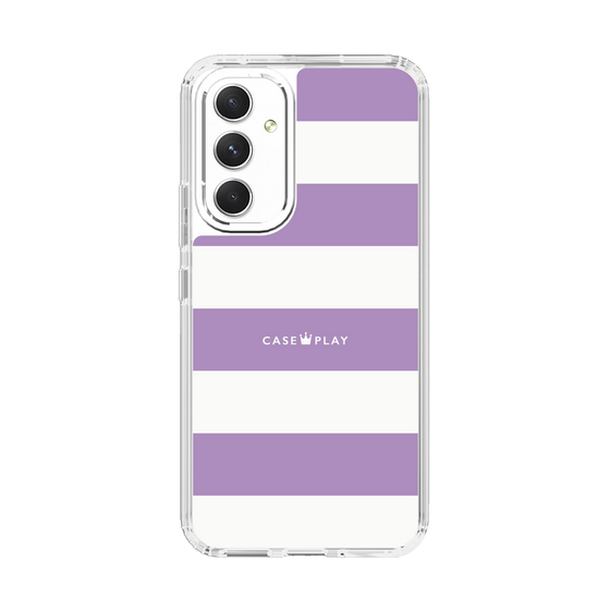 スリムプロテクションケース［ Big Border - Purple ］
