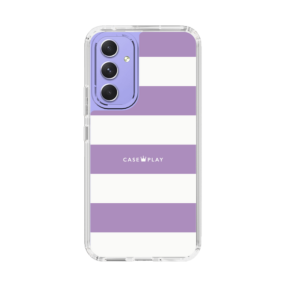 スリムプロテクションケース［ Big Border - Purple ］
