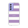 スリムプロテクションケース［ Big Border - Purple ］