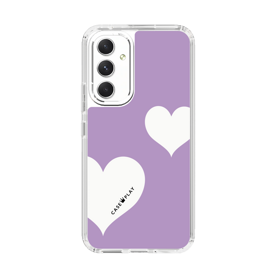 スリムプロテクションケース［ Two Hearts - Purple ］
