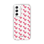 スリムプロテクションケース［ Stripe Hearts - Pink ］