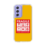 スリムプロテクションケース［ FRAGILE Sticker - Yellow ］