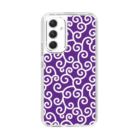 スリムプロテクションケース［ 唐草模様 - Purple ］