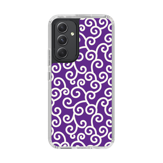 スリムプロテクションケース［ 唐草模様 - Purple ］
