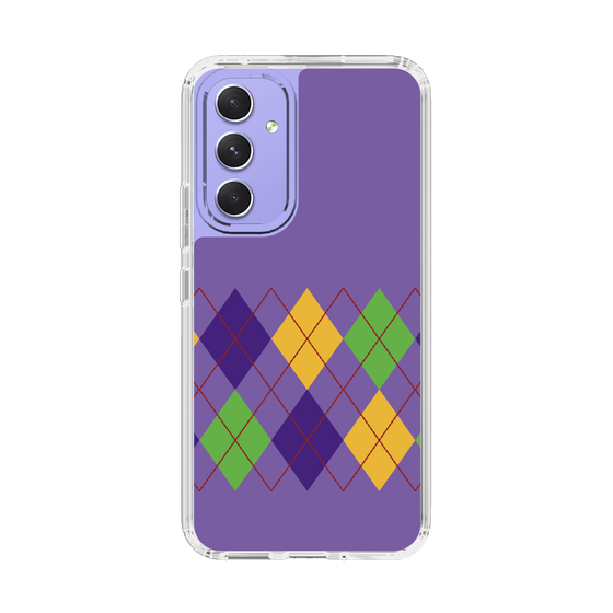 スリムプロテクションケース［ Nordic Argyle - Purple ］