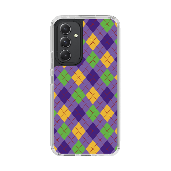 スリムプロテクションケース［ Argyle - Purple ］
