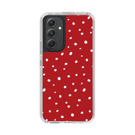 スリムプロテクションケース［ Drawing Dot - Red ］