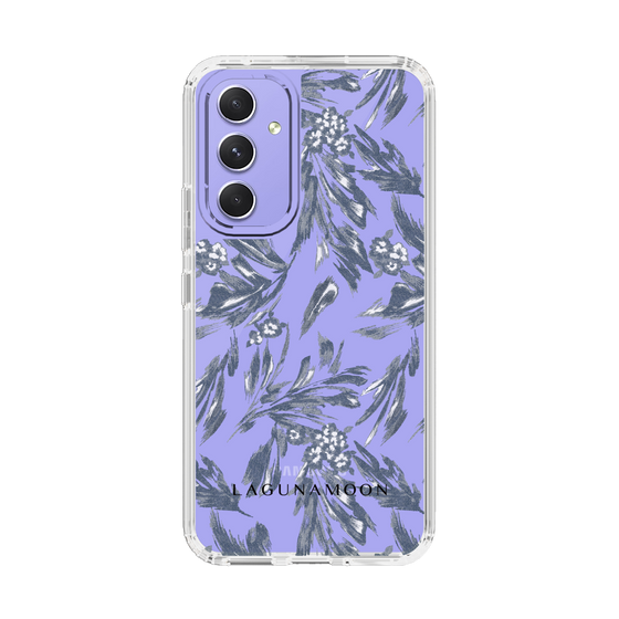 スリムプロテクションケース［ LAGUNAMOON - ボタニカルジャガード - Clear×Black ］