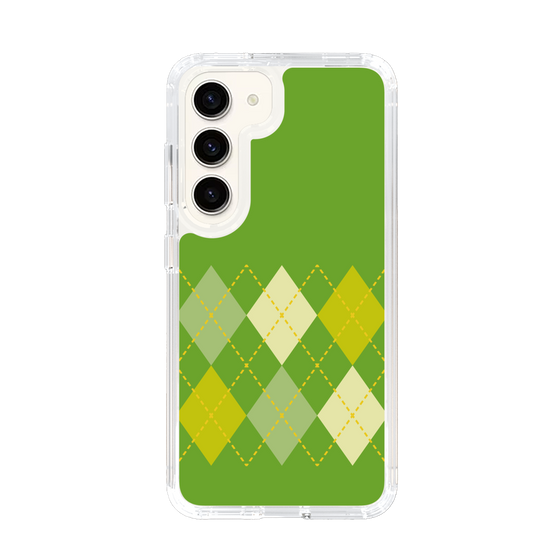 スリムプロテクションケース［ Nordic Argyle - Green ］
