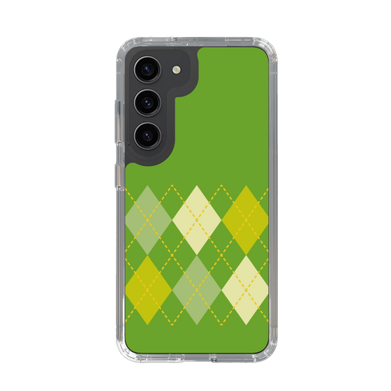 スリムプロテクションケース［ Nordic Argyle - Green ］
