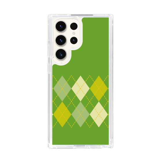 スリムプロテクションケース［ Nordic Argyle - Green ］