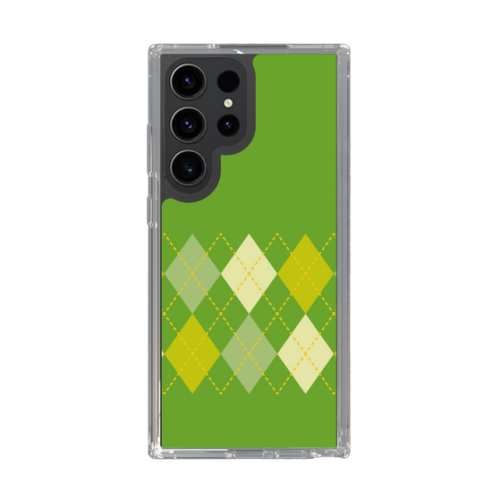 スリムプロテクションケース［ Nordic Argyle - Green ］