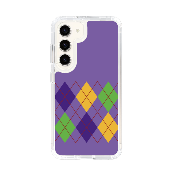 スリムプロテクションケース［ Nordic Argyle - Purple ］