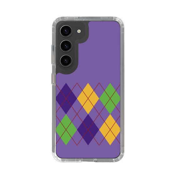 スリムプロテクションケース［ Nordic Argyle - Purple ］