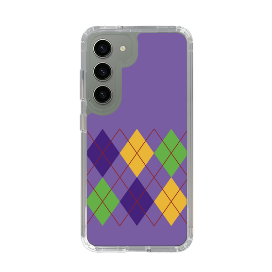 スリムプロテクションケース［ Nordic Argyle - Purple ］