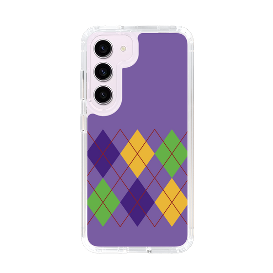 スリムプロテクションケース［ Nordic Argyle - Purple ］