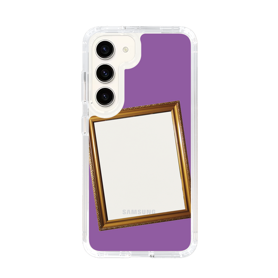 スリムプロテクションケース［ Photo Frame - Purple ］