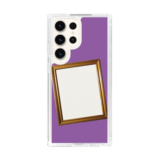 スリムプロテクションケース［ Photo Frame - Purple ］