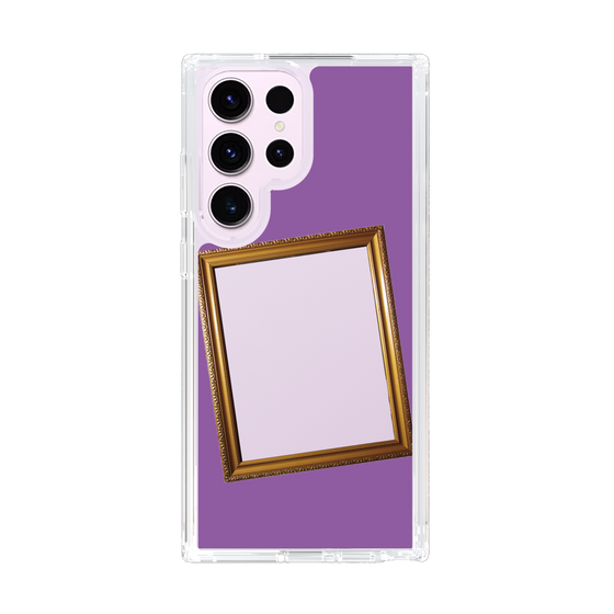 スリムプロテクションケース［ Photo Frame - Purple ］